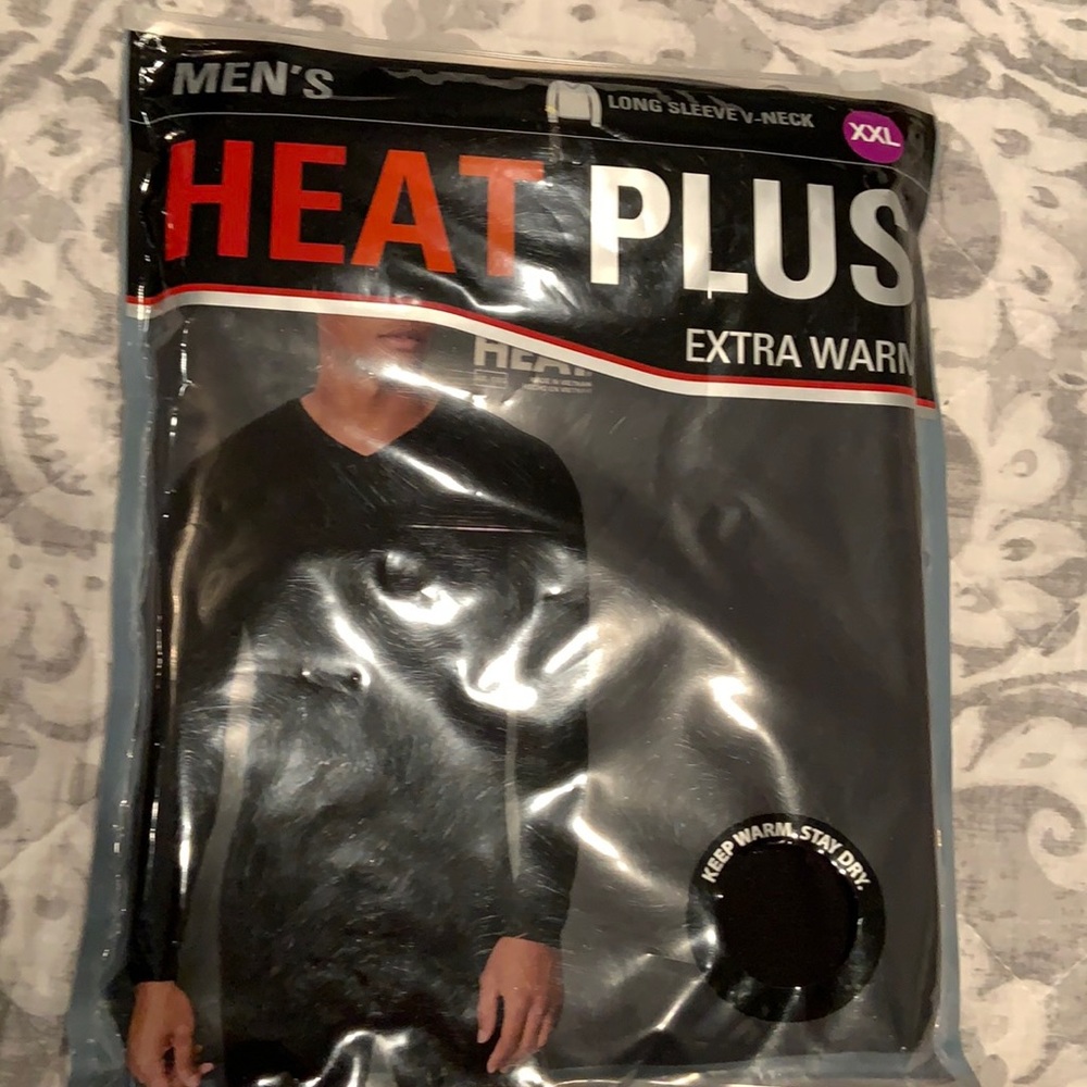 Men’s XXL heat plus long sleeve shirt